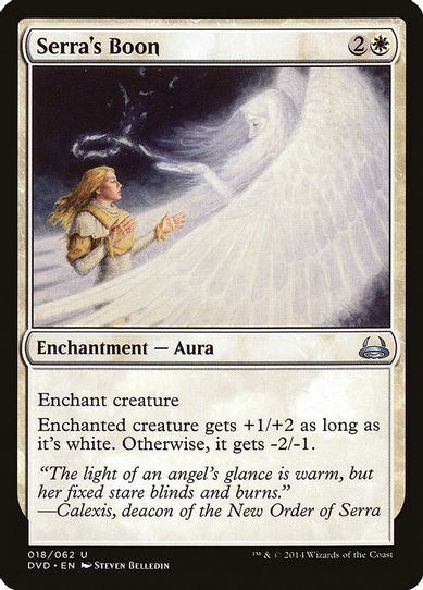 Serra's Boon [Duel Decks: Anthology]