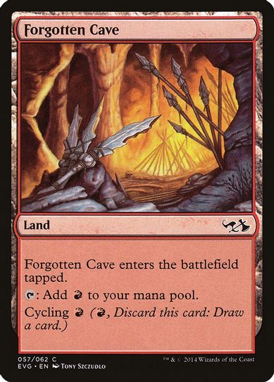 Forgotten Cave [Duel Decks: Anthology]