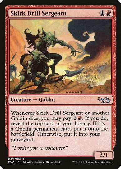 Skirk Drill Sergeant [Duel Decks: Anthology]