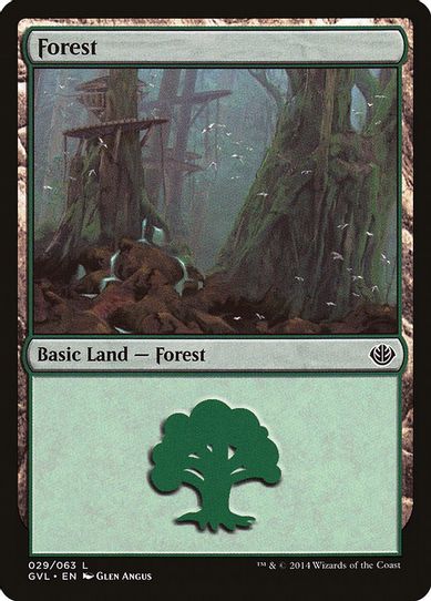 Forest (Garruk vs Liliana) (29) [Duel Decks: Anthology]