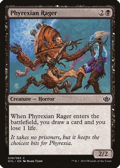Phyrexian Rager [Duel Decks: Anthology]