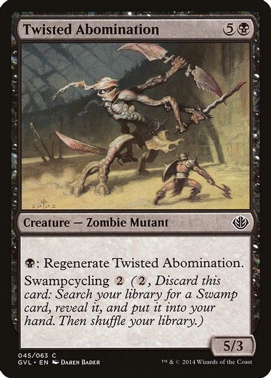Twisted Abomination [Duel Decks: Anthology]