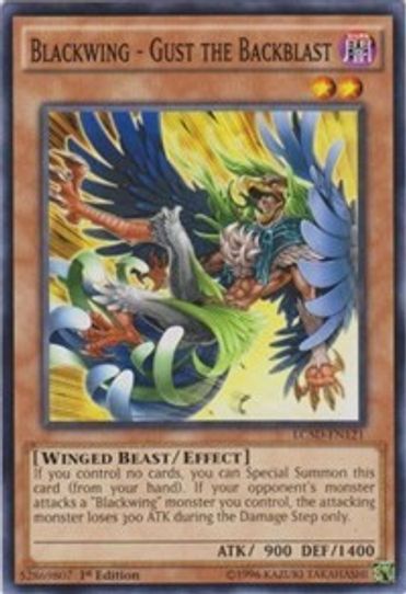 Blackwing - Gust the Backblast (LC5D-EN121) [Legendary Collection 5D's]