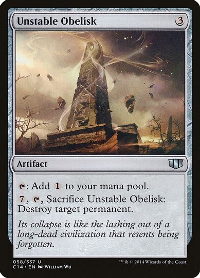 Unstable Obelisk (58) [Commander 2014]