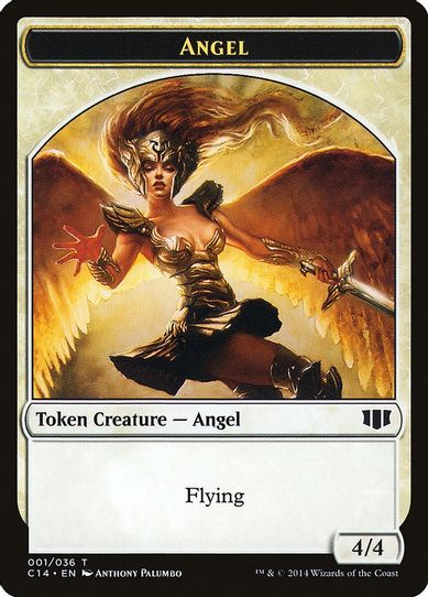 Angel // Cat Double-sided Token [Commander 2014]