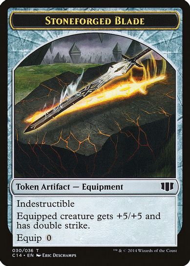 Stoneforged Blade // Germ Double-sided Token [Commander 2014]
