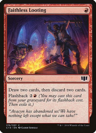 Faithless Looting (175) [Commander 2014]