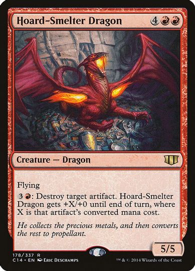 Hoard-Smelter Dragon (178) [Commander 2014]