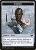 Emblem - Teferi, Temporal ArchmageZombie (Blue) Token (34) [Commander 2014]