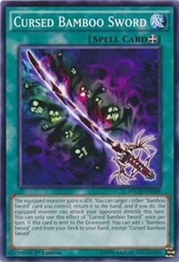 Cursed Bamboo Sword (NECH-EN068) [The New Challengers]