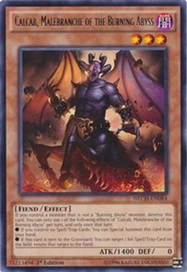 Calcab, Malebranche of the Burning Abyss (NECH-EN084) [The New Challengers]