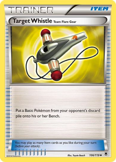 Target Whistle (106/119) [XY: Phantom Forces]