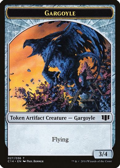 GargoyleElf Warrior Double-sided Token [Commander 2014]
