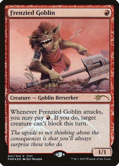 Frenzied Goblin (1) [FNM Promos]