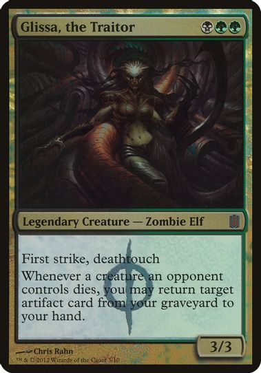Glissa, the Traitor (Commander's Arsenal) [Oversize Cards]