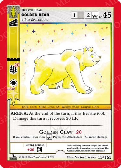 Golden Bear [Cryptid Nation: Wilderness]