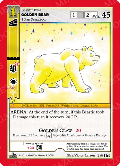 Golden Bear [Cryptid Nation: Wilderness]