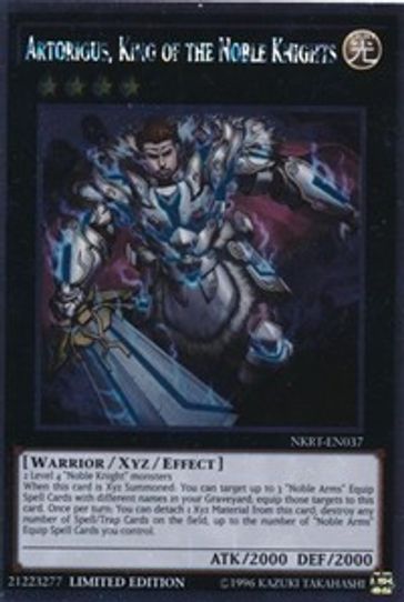 Artorigus, King of the Noble Knights (NKRT-EN037) [Noble Knights of the Round Table Box Set]