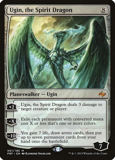 Ugin, the Spirit Dragon (1) [Fate Reforged]