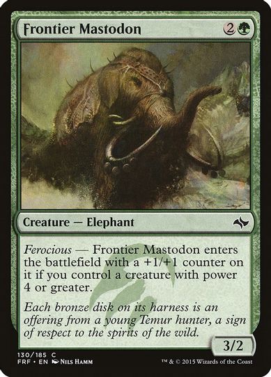 Frontier Mastodon (130) [Fate Reforged]