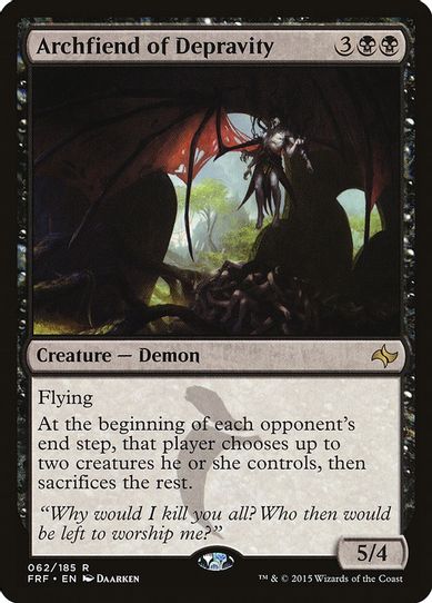 Archfiend of Depravity (62) [Fate Reforged]