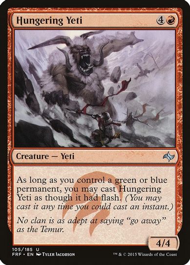 Hungering Yeti (105) [Fate Reforged]