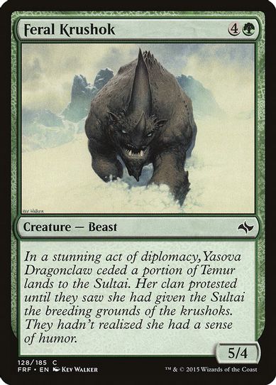 Feral Krushok (128) [Fate Reforged]