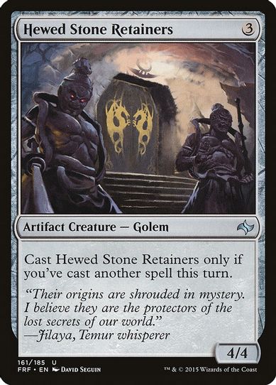 Hewed Stone Retainers (161) [Fate Reforged]