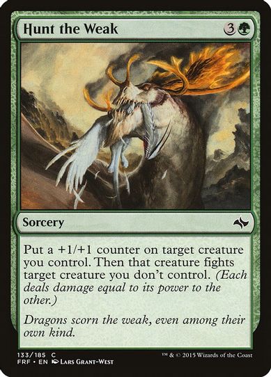 Hunt the Weak (133) [Fate Reforged]