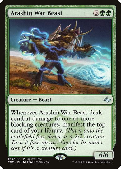 Arashin War Beast (123) [Ugin's Fate Promos]