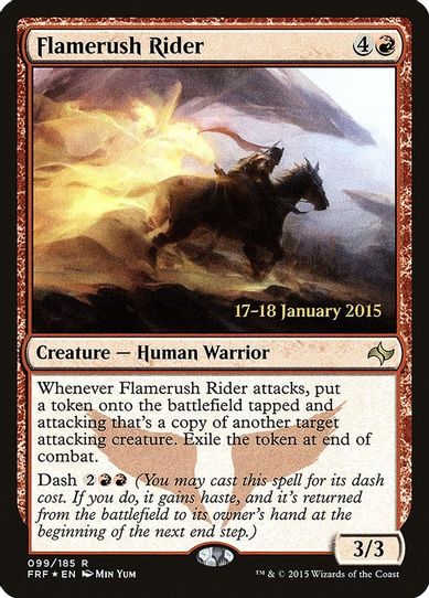 Flamerush Rider (99) [Prerelease Cards]