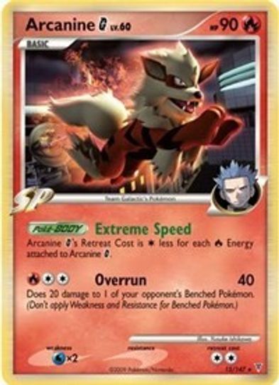 Arcanine G (DPPt Supreme Victors) (15/203) [Deck Exclusives]