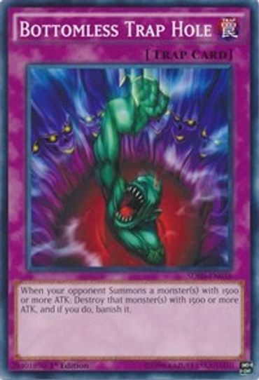Bottomless Trap Hole (SDHS-EN038) [Structure Deck: HERO Strike]