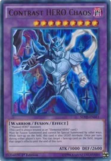 Contrast HERO Chaos (SDHS-EN041) [Structure Deck: HERO Strike]