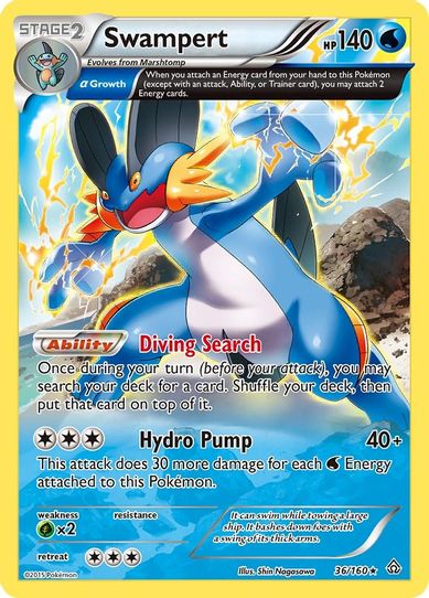 Swampert (Alpha) (36/160) [XY: Primal Clash]