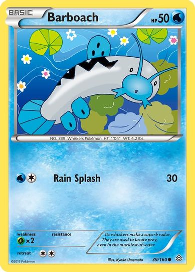 Barboach (39/160) [XY: Primal Clash]