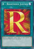 R - Righteous Justice (SDHS-EN030) [Structure Deck: HERO Strike]