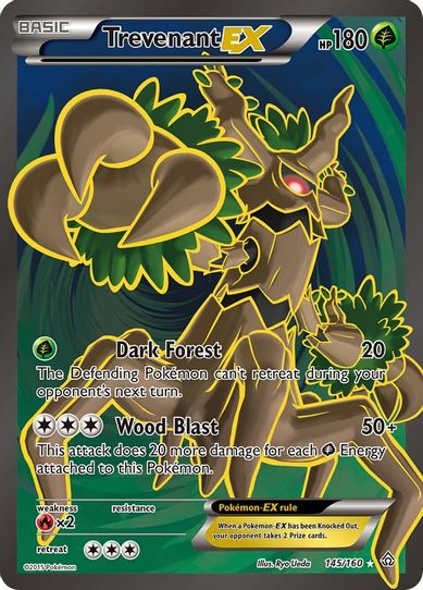 Trevenant EX ( Full Art) (145/160) [XY: Primal Clash]