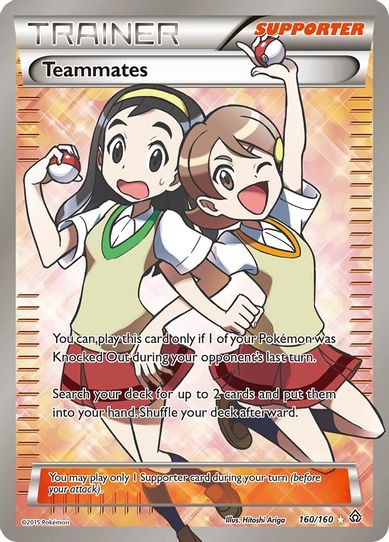 Teammates ( Full Art) (160/160) [XY: Primal Clash]
