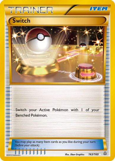 Switch ( Secret Rare) (163/160) [XY: Primal Clash]