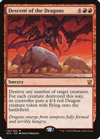 Descent of the Dragons (133) [Dragons of Tarkir]
