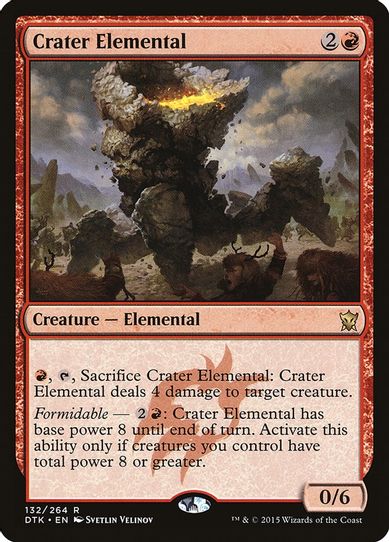 Crater Elemental (132) [Dragons of Tarkir]