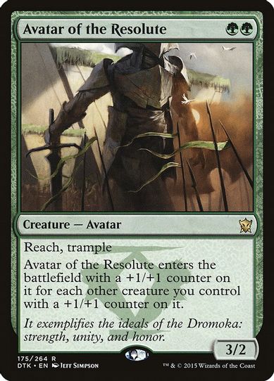 Avatar of the Resolute (175) [Dragons of Tarkir]