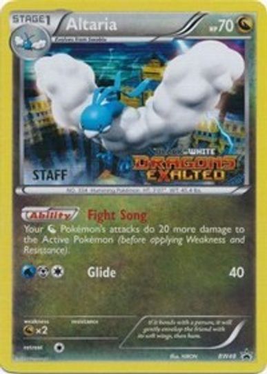 Altaria - BW (Prerelease) [Staff] (BW48) [Black And White Promos]