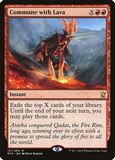 Commune with Lava (131) [Dragons of Tarkir]