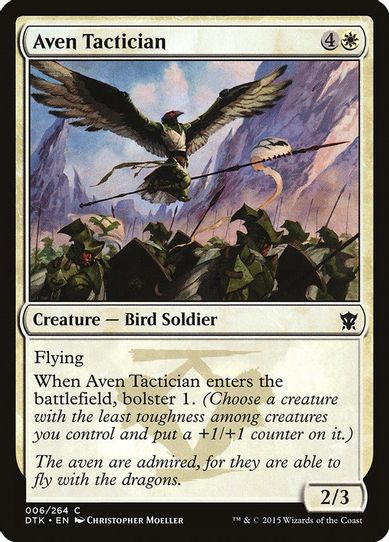 Aven Tactician (6) [Dragons of Tarkir]