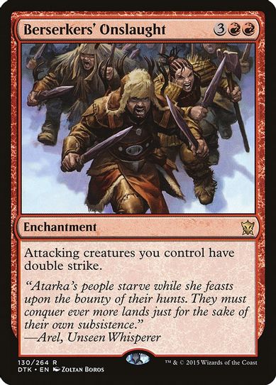 Berserkers' Onslaught (130) [Dragons of Tarkir]
