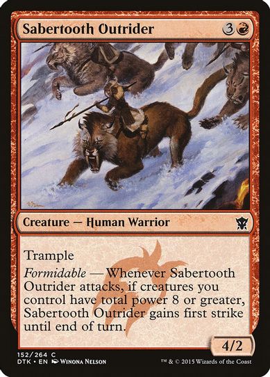 Sabertooth Outrider (152) [Dragons of Tarkir]