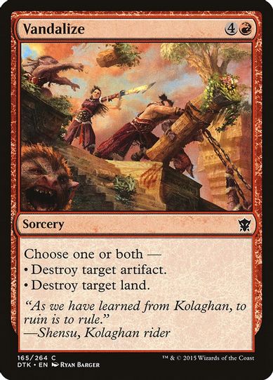 Vandalize (165) [Dragons of Tarkir]