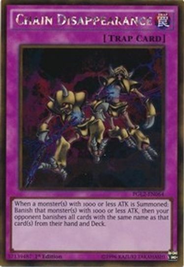 Chain Disappearance (PGL2-EN064) [Premium Gold: Return of the Bling]